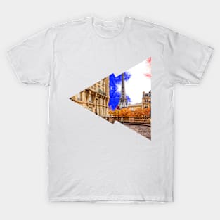 Eiffel Tower In Paris France Images T-Shirt